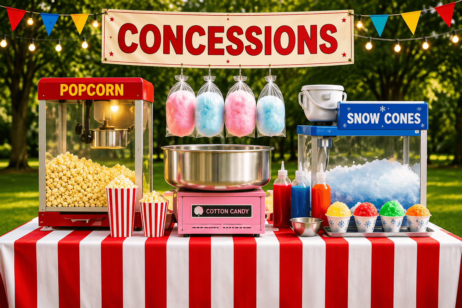 Concession Machine Rentals — Greenville, SC