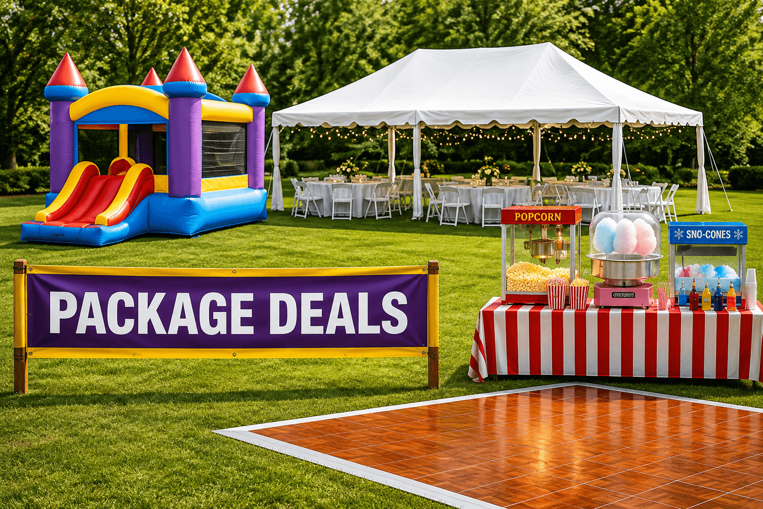 Party Rental Packages — Greenville, SC